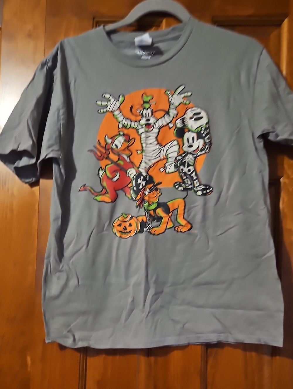 Disney Gray Logo Crewneck Tee